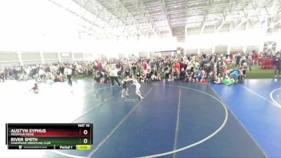 77 lbs Semifinal - River Smith, Champions Wrestling Club vs Austyn Syphus, Mountain Ridge