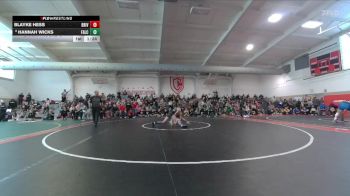 140 lbs Champ. Round 2 - Blayke Hess, Bear River vs Hannah Wicks, Falcon