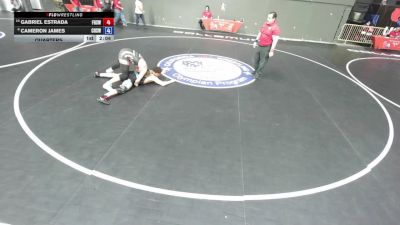 157 lbs Quarters - Gabriel Estrada, Frontier High School Wrestling vs Cameron James, Centennial High School Wrestling