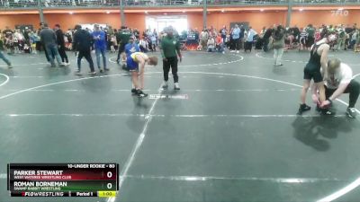 80 lbs Quarterfinal - Parker Stewart, West Wateree Wrestling Club vs Roman Borneman, Swamp Rabbit Wrestling