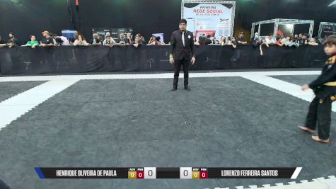 LORENZO FERREIRA SANTOS vs HENRIQUE OLIVEIRA DE PAULA 2026 CBJJE Brazilian Jiu-Jitsu Championship