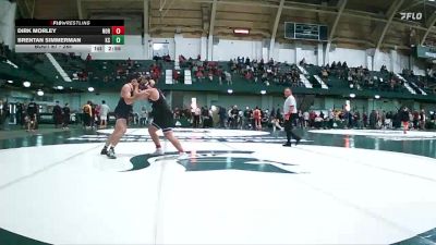 285 lbs Cons. Round 2 - Dirk Morley, Northwestern vs Brentan Simmerman, Kent State