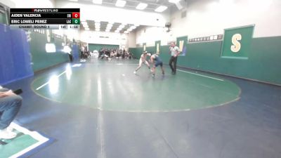 120 lbs Champ. Round 1 - Eric Lomeli Perez, Lakeside vs Aiden Valencia, San Marcos