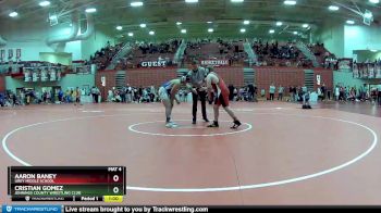 195 lbs Cons. Round 4 - Cristian Gomez, Jennings County Wrestling Club vs Aaron Baney, Urey Middle School