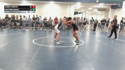 144 lbs Consi Of 64 #1 - James Campos, NC vs Matthew Dailey, PA