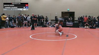 106 lbs Champ. Rd Of 32 - Drayke Ulrich vs Dominik Coleman, M2