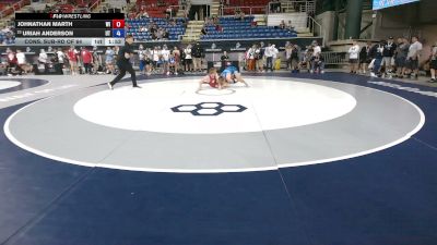138 lbs Cons. Sub-rd Of 64 - Johnathan Marth, Wisconsin vs Uriah Anderson, Utah