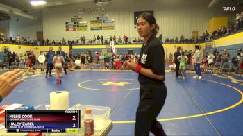 87 lbs Round 1 - Millie Cook, Cougar Wrestling Club vs Haley Zabel, Dodge City Training Center