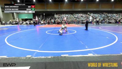 70 lbs Consi Of 8 #2 - Ezra Archibald, Crater Mat Club vs Kypton Maynez, Fallon Outlaws Wrestling Club