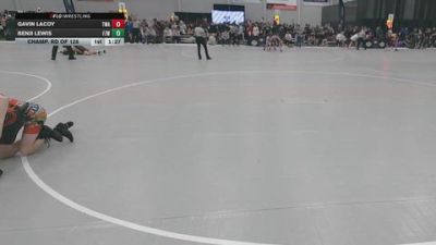 106 lbs Champ. Rd Of 128 - Benji Lewis, Fort Zumwalt West vs Gavin LaCoy, The Wrestling Academy