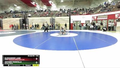 175 lbs Cons. Round 3 - Hayden Mancilla, Boone Grove vs Alexander Lane, Perry Meridian Wrestling Club