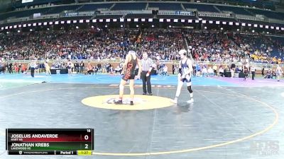 D3-144 lbs Champ. Round 1 - Jonathan Krebs, Lakewood HS vs JoseLuis Andaverde, Hart HS