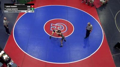 103 lbs Quarterfinal - Arav Pandey, Cumberland Valley vs Logan Worth, Council Rock South