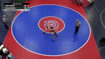 103 lbs Quarterfinal - Arav Pandey, Cumberland Valley vs Logan Worth, Council Rock South