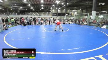 190 lbs Placement (4 Team) - Davin Morris, NORTH CAROLINA WRESTLING FACTORY - RED vs Dakota Athey, BELIEVE TO ACHIEVE