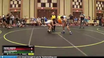 125 lbs Round 2 (6 Team) - Nick Schwartz, Revival Aqua vs Peter Mikedis, Steel Valley Red