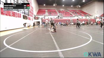 74 lbs Rr Rnd 4 - Violet Mayfield, Madill Takedown vs Finley Boyd, Standfast