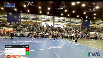 70 lbs Semifinal - Boston Nelson, Harrah Little League Wrestling vs Caden Jerry, Mindset Wrestling