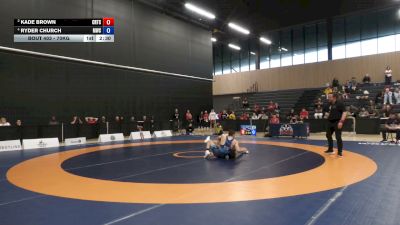 70kg 1st Place Match - Kade Brown, Coast RTC vs Ryder Church, Montreal Wrestling Club