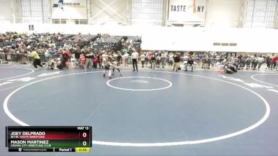 74 lbs Champ. Round 2 - Joey Delprado, BH-BL Youth Wrestling vs Mason Martinez, Crown City Wrestling Club