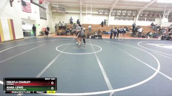 185 lbs Cons. Round 1 - Kiara Lewis, Hamilton High School vs Mikayla Charley, Ganado