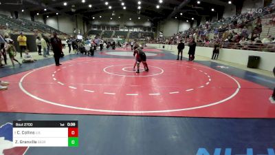 135 lbs Consolation - Camden Collins, U.S. 19 Wrestling Club vs Zahir Granville, Georgia