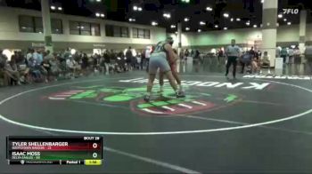 285 lbs Round 4 (16 Team) - Isaac Moss, Delta Eagles vs Tyler Shellenbarger, Rootstown Raiders