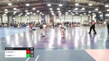 145 lbs Rr Rnd 2 - Dillon Graham, Indiana Outlaws Black vs Connor Saylor, OMP Black