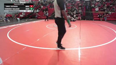 130 lbs Quarterfinal - Emily Estrada, El Paso Andress vs Kimberly Salazar, El Paso Chapin