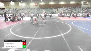 70 lbs 2nd Place - Scarlett Baker, Savage House WC vs George Bogetti, Central Catholic WC