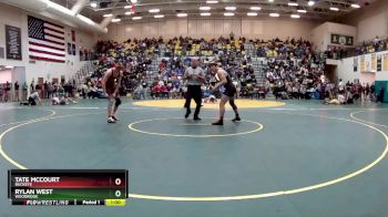 150 lbs Cons. Round 2 - Tate McCourt, BUCKEYE vs Rylan West, WOODRIDGE