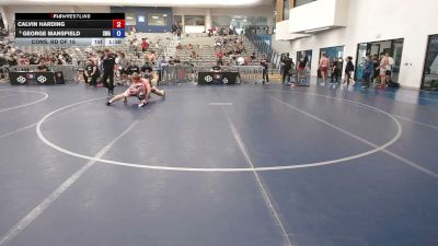 190 lbs Cons. Rd Of 16 - Calvin Harding vs George Mansfield, Sanderson Wrestling Academy