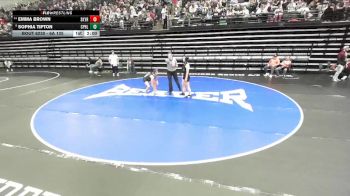 6A 125 lbs Cons. Round 3 - Emma Brown, Skyridge vs Sophia Tipton, Copper Hills