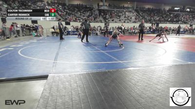 68 lbs Round Of 32 - Colton Tecumseh, Mojo Grappling Academy vs Carter Rennick, Carl Albert