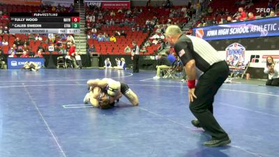 1A-144 lbs Cons. Round 5 - Tully Wood, Wayne, Corydon vs Caleb Swedin, Graettinger-Terril/Ruthven-Ayrshire