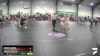 80/95/12u95 Round 2 - Serena Trujillo, Bison Takedown Club vs Sydney Morris, Elevate Wrestling Club