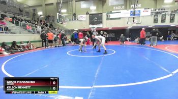 165 lbs Cons. Round 3 - Grant Provencher, Coweta vs Kelson Bennett, Warner