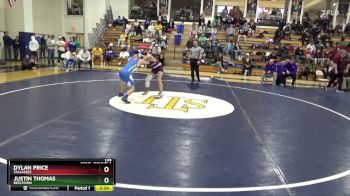 134 lbs Cons. Round 3 - Dylan Price, Tallassee vs Justin Thomas, Reeltown