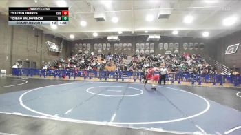 126 lbs Champ. Round 1 - Steven Torres, Chowchilla vs Diego Valdovinos, Tulare Western