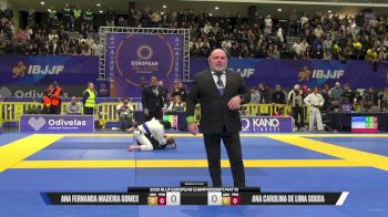 Ana Carolina De Lima Sousa vs Ana Fernanda Madeira Gomes 2026 European Jiu-Jitsu IBJJF Championship