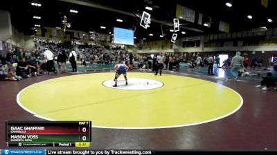 132 lbs Cons. Round 3 - Isaac Ghaffari, Camarillo vs Mason Voss, Murrieta Mesa