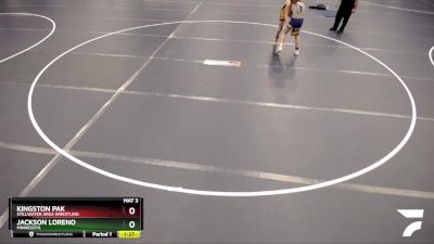 125 lbs Cons. Round 2 - Jackson Loreno, Minnesota vs Kingston Pak, Stillwater Area Wrestling