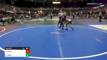 74 lbs Semifinal - Noah Aiden Meza, Et Trained vs Zeke Meza, Central Catholic