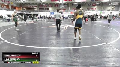157 lbs Champ. Round 1 - Lane Patterson, Central Methodist vs Khalil Hampton, Graceland University