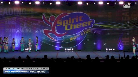 Evolution Cheer - Teal Mania [2026 L3 Junior - Flex - D2 Day 2] 2026 Spirit Cheer Grand Nationals