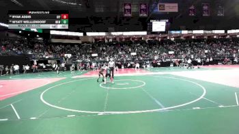 110 lbs Cons. Round 2 - Ryan Addis, GFF3 vs Wyatt Welllendorf, MLW2