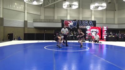 12U Boys - 92 lbs Champ. Round 2 - Nixen Thiele, Coachella Valley Wrestling Club vs Carson Kirk, Pennsylvania