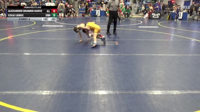 72 lbs Consy 4 - Alexander Bramer-Kuntz, All American W.C. vs Cole Lebec, SHWA