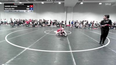 52 lbs Cons. Round 2 - Xavier Jacquez, Betterman Elite Wrestling vs Waylon Fry, Victory School Of Wrestling