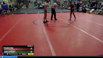 130 lbs Round 3: 7:30pm Fri. - TYLER FOSS, Wasilla High School vs Jake Gardino, Palmer High School